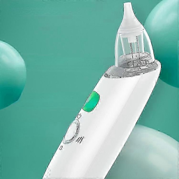 Elektrisk neseaspirator for baby, hvit