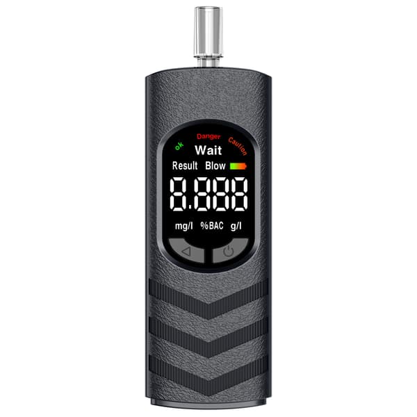 Professionell alkomätare med hög precision, med 5 munstycken