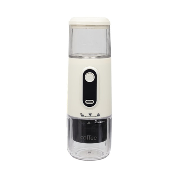 Bärbar Kaffemaskin 3 I 1 Pumptyp Extrahera Koncentrerat Pulver Kapsel Dubbel Användning Beige