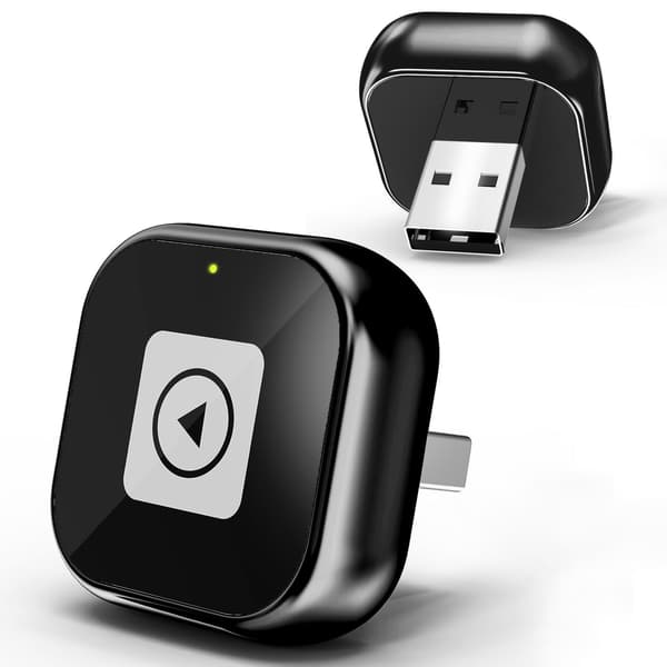 Trådlös CarPlay-adapter 2 i 1 för CarPlay och Android Auto-kompatibel