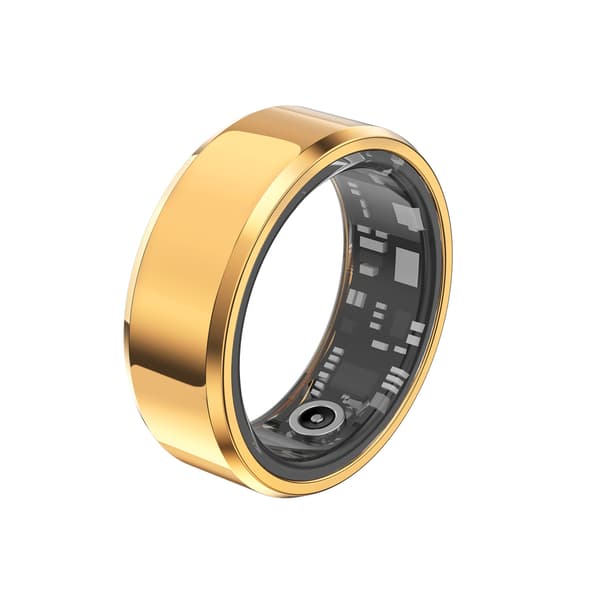 smartring med blodsyre-, puls- och sömnövervakningsfunktioner (guld -9)