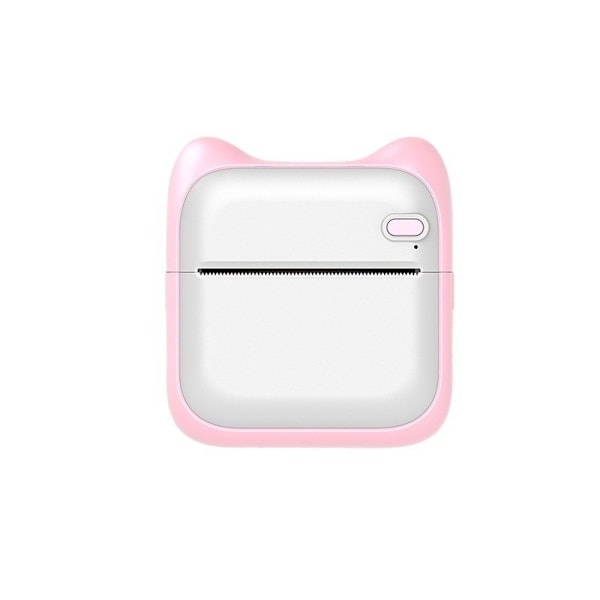 Bluetooth Termisk Skrivare Rosa (5 Rullar Utskriftspapper, 5 Rullar Självhäftande Papper, 3 Rullar Färgat Papper, 6 Färgade Pennor)