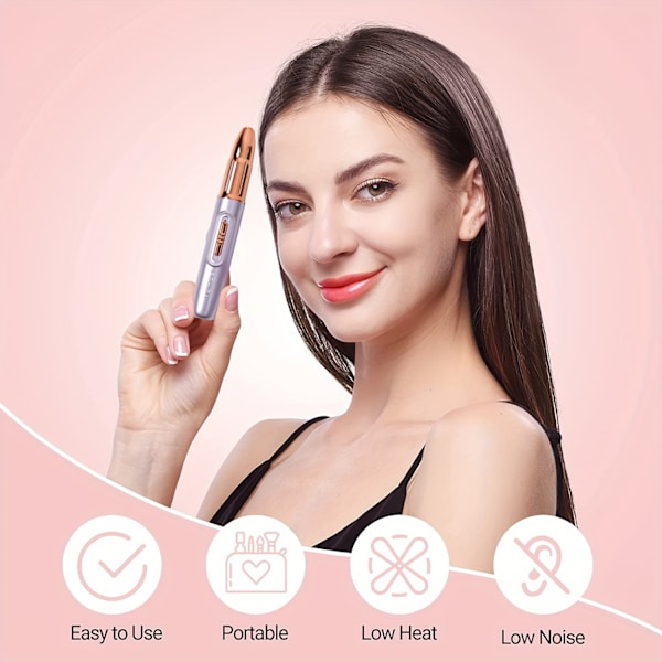 5 i 1 Professionell elektrisk nagelfil USB Uppladdningsbar Elektrisk Nagelborr Manikyr Pedikyr Verktyg rosa