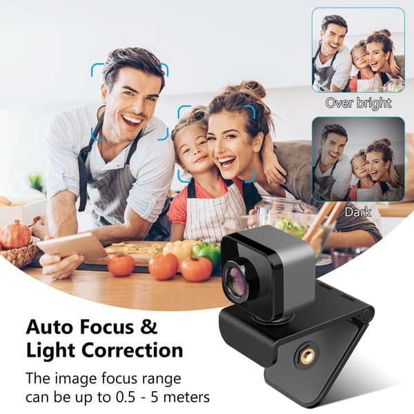 Webkamera 1080P HD USB driver-fritt kamera