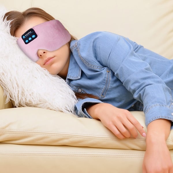 Sovhörlurar Bluetooth Ögonmask Unisex, Lämplig För Sidosovare Och Sömnlöshet Resepresenter Grå