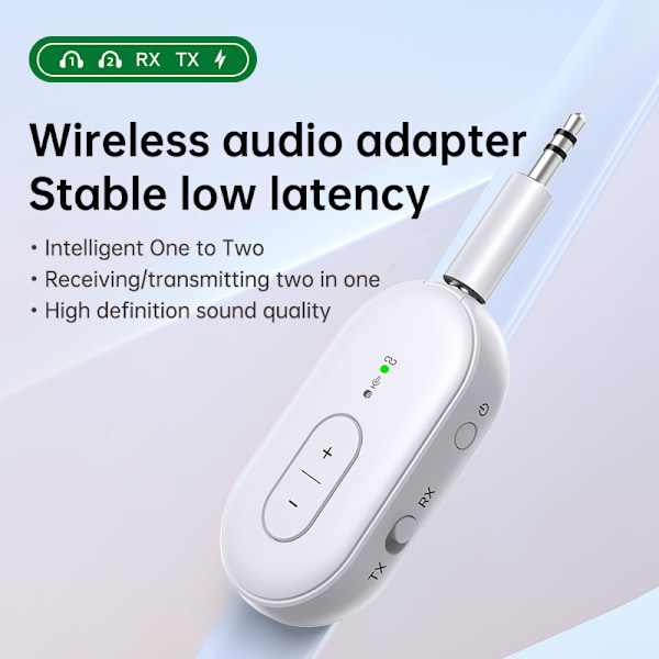 Bluetooth-lähetin Älykäs Bluetooth 5.4 -vastaanotin Audio-sovitin