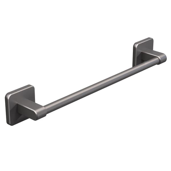 Enkelstång gun grey borrfritt väggmonterat handdukshängare (30cm)