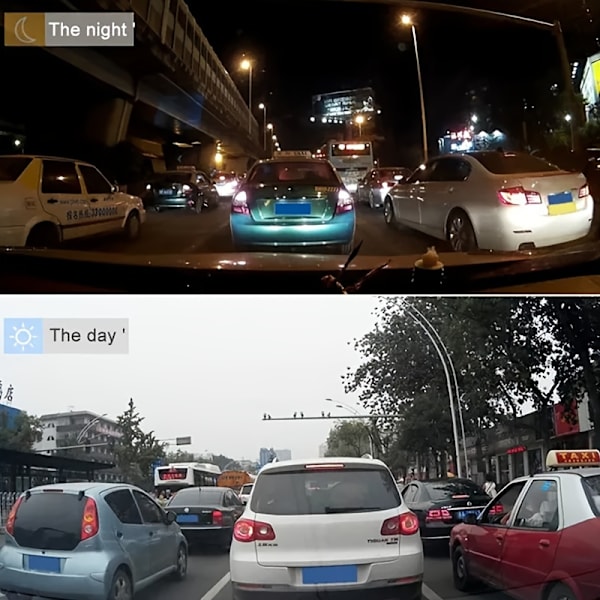 1080P Full HD Dash Cam Bil Video Körinspelare