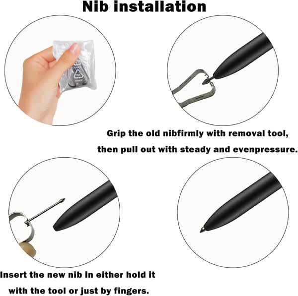 Metallpennspisser for Samsung Galaxy Note 10/Note10 Plus/Note 20/Note 20 Ultra (sølv)