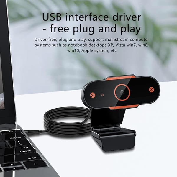 Webkamera 480p standard definisjon USB-kamera med innebygd mikrofon