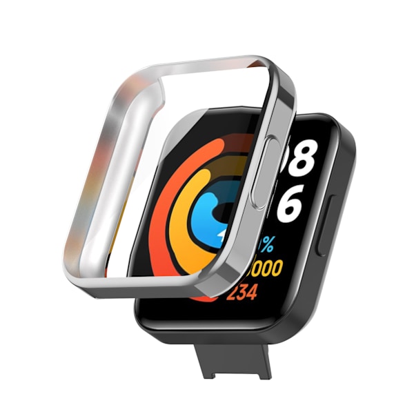 Lämpligt För Redmi Watch2 Lite Skyddsfodral Silver