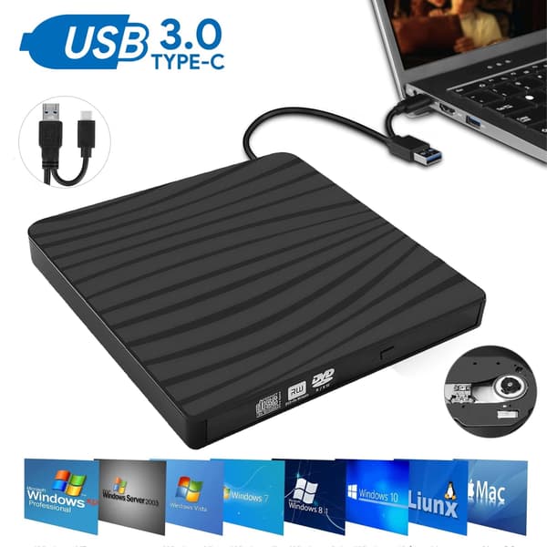 Ekstern DVD/CD-brenner