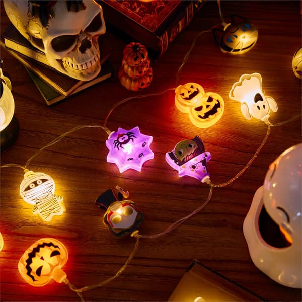 LED Lys Kæder 6M 40-Lys Halloween Dekorativ Lys Kæde (Batteri Version)