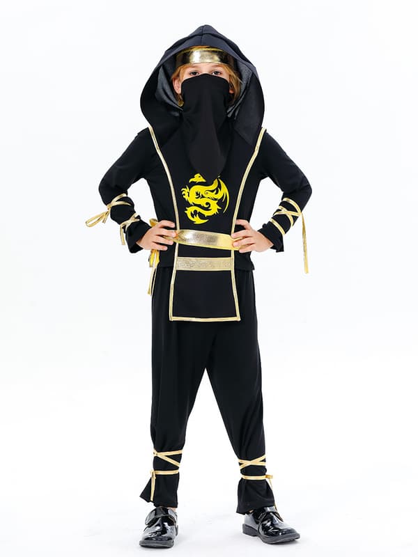Halloween Ninja-dräkt för barn (M)
