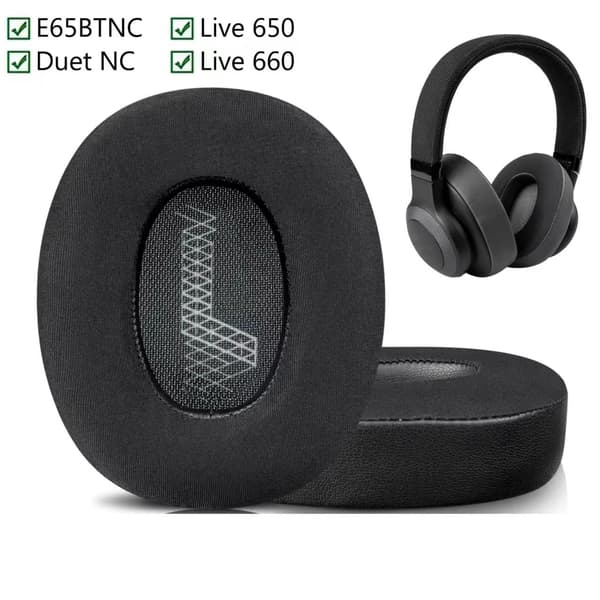 Ørepuder til JBL LIVE650BT/660NC/Duet NC/E65BTNC 1 par blå