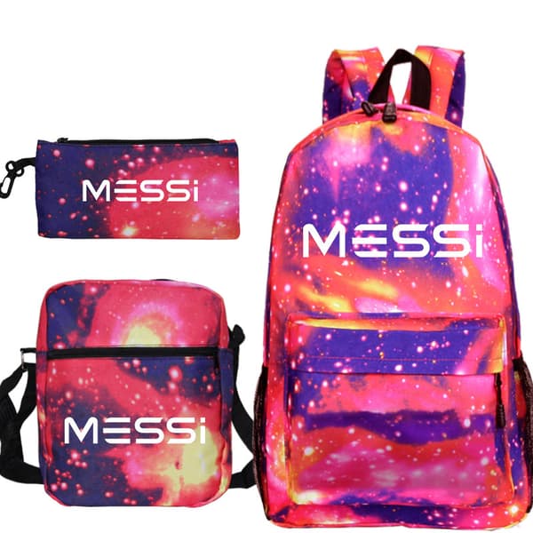 Lionel Messi Student Ryggsäck 3-Dels Set 25