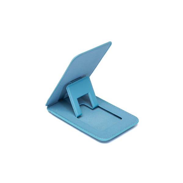 Magnetisk pung 2 i 1 Magsafe magnetisk kortholder, foldbart stativ (brown)