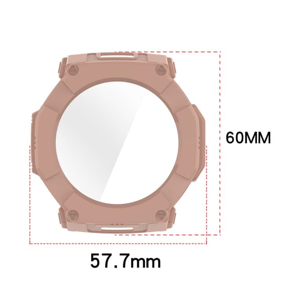 Beskyttelsesetui til Amazfit T-Rex Ultra2 (Mat mat sort)
