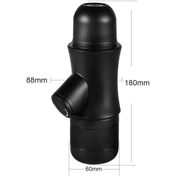 Bärbar Kaffemaskin Handpressad Espressoextraktion För Malet Kaffe