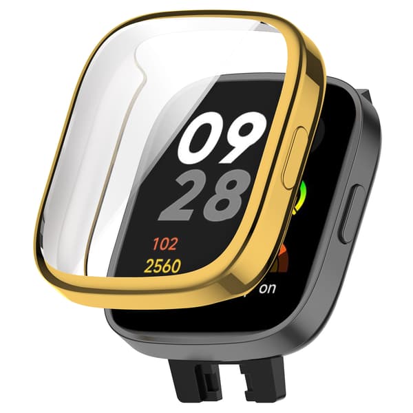 Lämpligt För Redmi Watch3 Skyddsfodral Guld