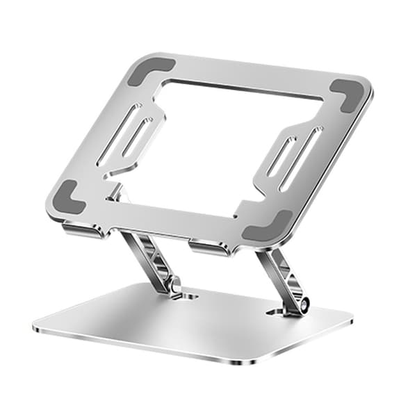 Laptopstativ Justerbar Høyde Sammenleggbar (Sølv)