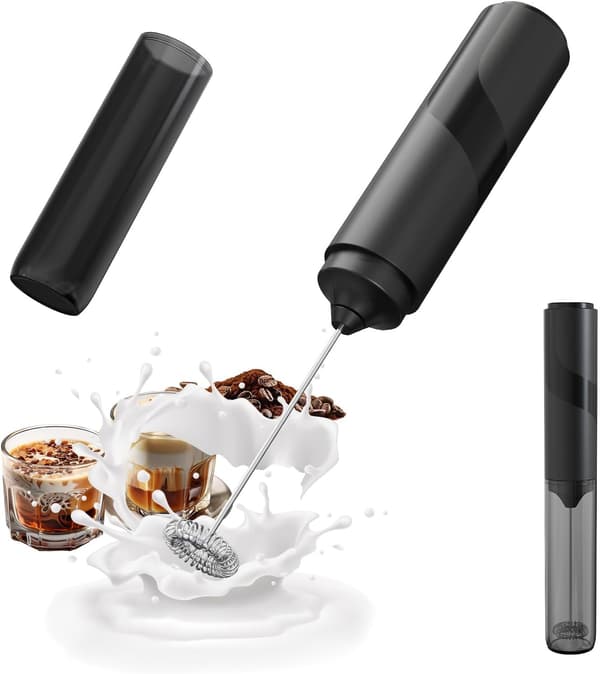 Mælkeskummer, elektrisk blender til kaffe cappuccino