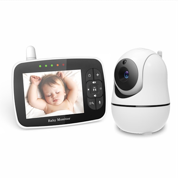 SM935E Baby Monitor 3,5 tums skärm Tvåvägsintercom Temperaturövervakning Infraröd mörkerseende