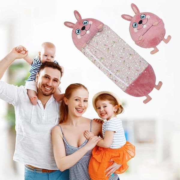 Sovepose Gopher 2 i 1 sparkesikker tegneseriedyne (160×60 cm)
