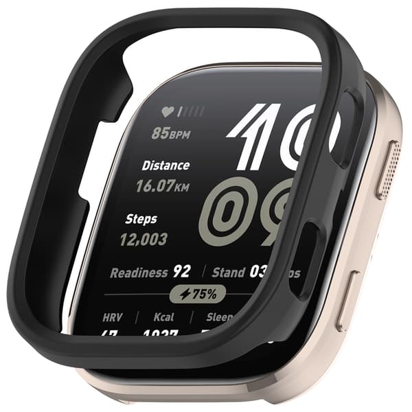 Suojakotelo Amazfit Bip6:lle (mattamusta)