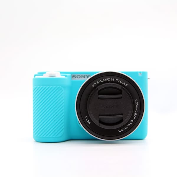 Etui til SONY ZV-E10II Kamera silikoneetui (Lakeblue)