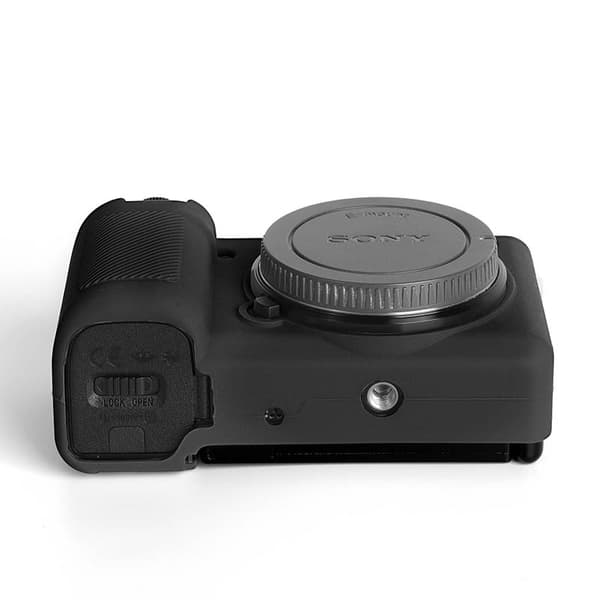 Fodral för SONY ZV E10 Silikon kameratillbehör (black)