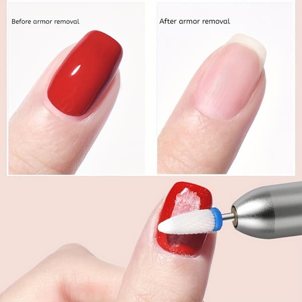 Elektrisk negleslibemaskine til manicure, pedicure og eksfoliering