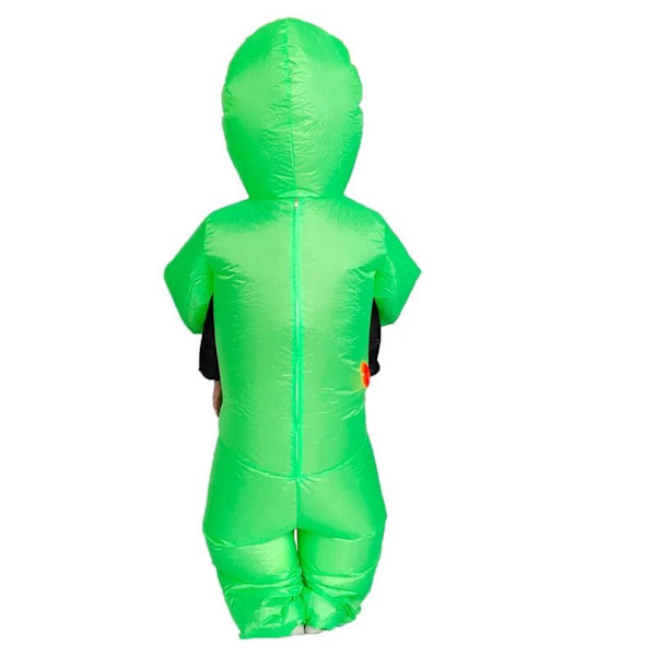 Oppusteligt alien kostume til børn til rolleleg