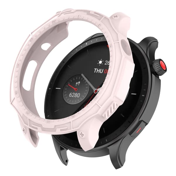 Beskyttelsesetui til Amazfit GTR4/GTR5 PRO (lyserød)