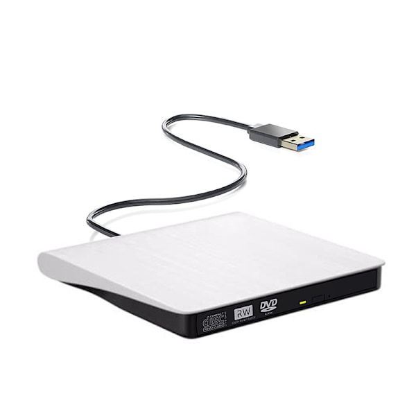 Ekstern CD DVD-stasjon - USB 3.0 - DVD/CD-spiller/brenner