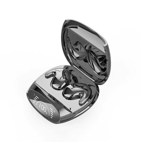 Ægte trådløse Bluetooth-hovedtelefoner MD528 Bone Conduction Bluetooth 5.2 Hvid