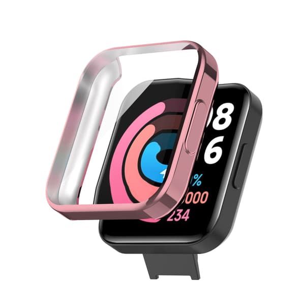 Lämpligt För Redmi Watch2 Lite Skyddsfodral Rosrosa