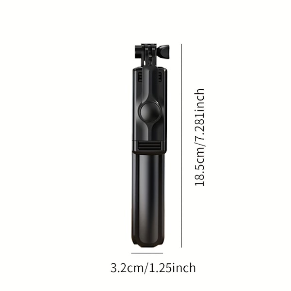 Trådløs Selfie Stick Tripod med Aftagelig Fjernbetjening