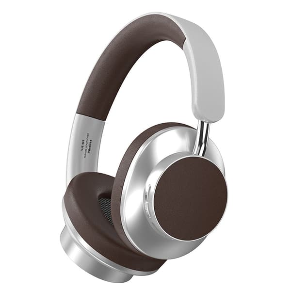 Vje902 Bluetooth-hörlurar med huvudmontering Brun Silver