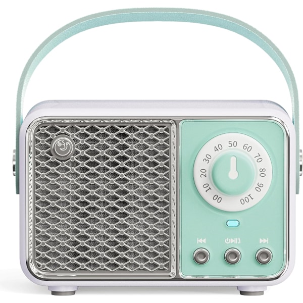 Bärbar Trådlös Bluetooth-högtalare Stöder Tf-kort/Aux Grön