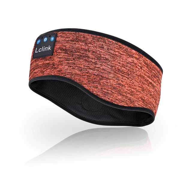 Bluetooth Musikk Hodebånd Sovemaske Oransje