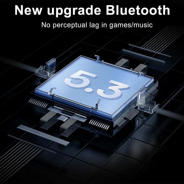 Ekte trådløse Bluetooth-ørepropper Ipx5 Vanntette støydempende trådløse Bluetooth-ørepropper for Android/Ios Svart
