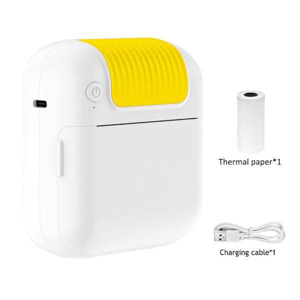 Bluetooth termisk printer gul