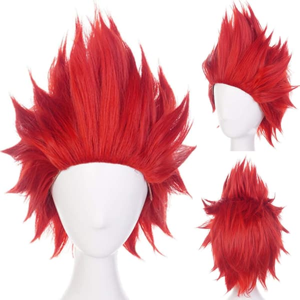 Peruukki Anime Kirishima Eijiro cosplay-peruukki