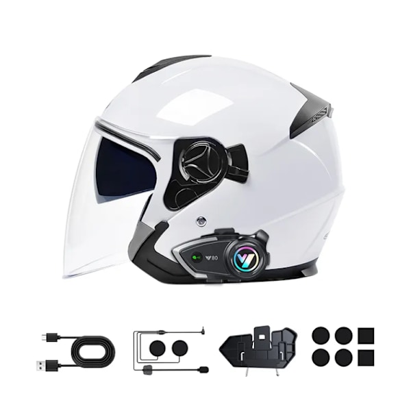 Motorcykel Intercom Headset Y80 Svart