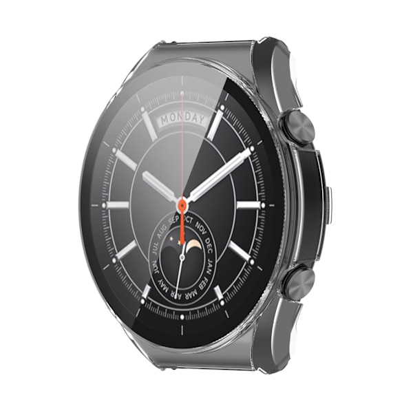 Lämplig för Xiaomi Watch S1 Klocka Skyddsfodral Transparent Vit