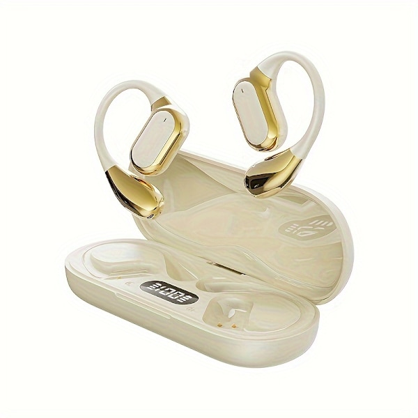 True Wireless On-Ear Hodetelefoner Komfortable soveørepropper for Android og iPhone Khaki
