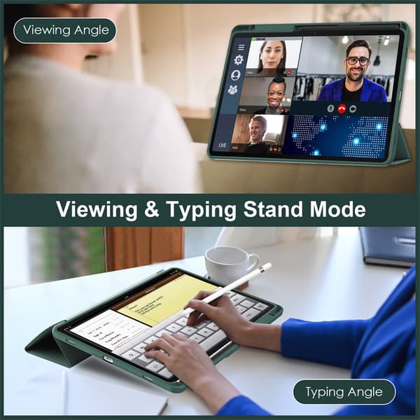 Etui til Samsung Galaxy TAB A9 Plus Mørkegrønn