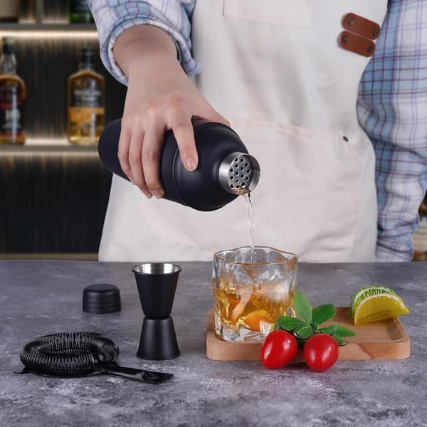 Cocktail Shaker 8 Dele Rustfrit Stål Cocktail Shaker Værktøjssæt