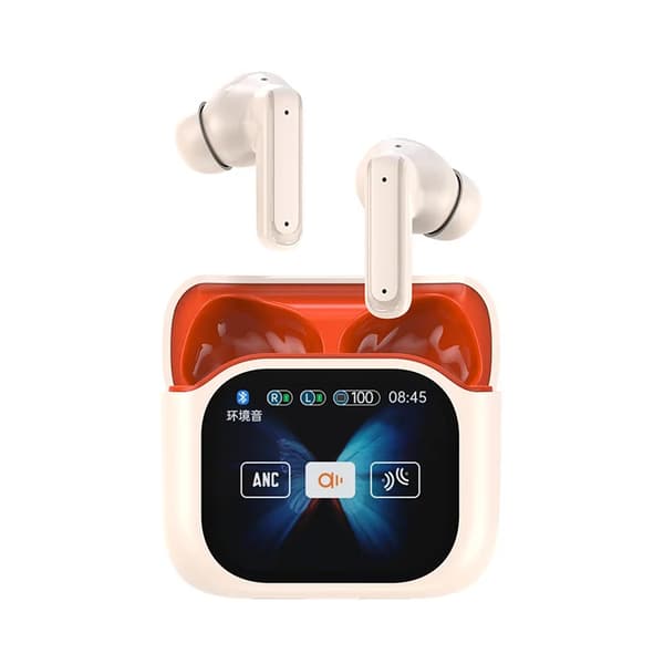 True Wireless Bluetooth Hörlurar BY16 Brusreducerande Bluetooth Smart Touch Screen Guld